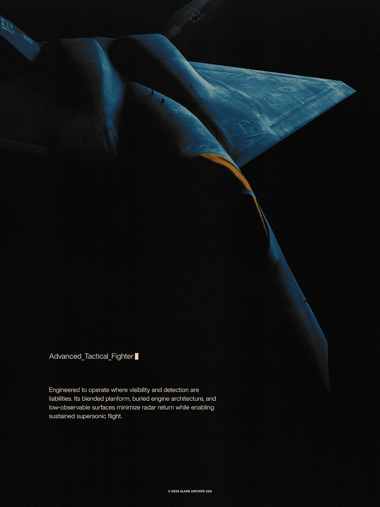 YF-23 Print // 03